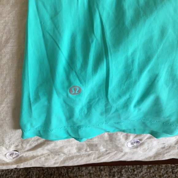 NWOT Lululemon teal laser cut tank Sz 8 - Picture 4 of 4